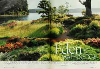 Better Homes & Gardens October 2002 Magazine Article: Eden AT WATER'S EDGE