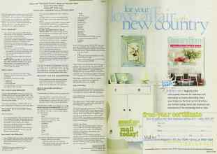Better Homes & Gardens October 2002 Magazine Article: Page 274