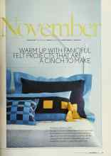 Better Homes & Gardens November 2002 Magazine Article: November