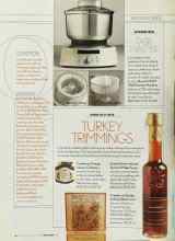 Better Homes & Gardens November 2002 Magazine Article: TURKEY TRIMMINGS