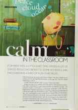 Better Homes & Gardens November 2002 Magazine Article: Calm IN THE CLASSROOM