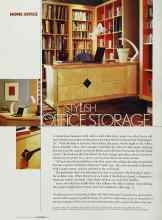 Better Homes & Gardens November 2002 Magazine Article: STYLISH OFFICE STORAGE