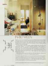 Better Homes & Gardens November 2002 Magazine Article: Bath IN-BETWEEN