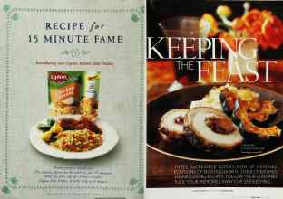 Better Homes & Gardens November 2002 Magazine Article: Page 190