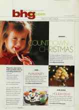 Better Homes & Gardens December 2002 Magazine Article: COUNTDOWN TO CHRISTMAS