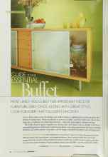 Better Homes & Gardens December 2002 Magazine Article: GUIDE TO THE ESSENTIAL Buffet