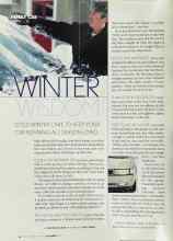 Better Homes & Gardens December 2002 Magazine Article: WINTER WISDOM