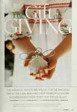 Better Homes & Gardens December 2002 Magazine Article: The Gift of GIVING