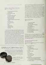 Better Homes & Gardens December 2002 Magazine Article: SPRINGFORM PAN SET