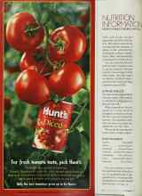 Better Homes & Gardens December 2002 Magazine Article: NUTRITION INFORMATION