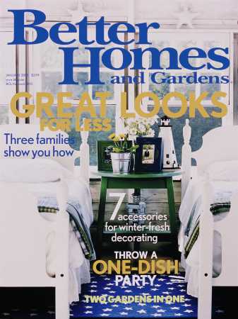 Better Homes & Gardens January 2003 Magazine Cover