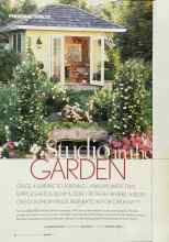Better Homes & Gardens January 2003 Magazine Article: Studio in the GARDEN