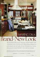 Better Homes & Gardens January 2003 Magazine Article: BANKING ON A Brand-New Look