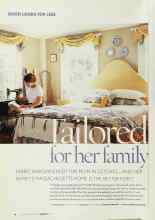Better Homes & Gardens January 2003 Magazine Article: Tailored for her family