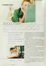 Better Homes & Gardens January 2003 Magazine Article: IN TOUCH WITH grandkids