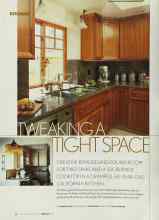 Better Homes & Gardens February 2003 Magazine Article: TWEAKING A TIGHT SPACE