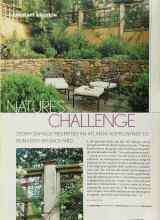 Better Homes & Gardens February 2003 Magazine Article: NATURE'S CHALLENGE
