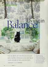 Better Homes & Gardens February 2003 Magazine Article: Living in Balance