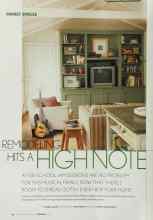 Better Homes & Gardens February 2003 Magazine Article: REMODELING HITS A HIGH NOTE