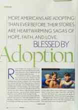 Better Homes & Gardens February 2003 Magazine Article: BLESSED BY Adoption