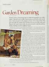 Better Homes & Gardens February 2003 Magazine Article: Garden Dreaming