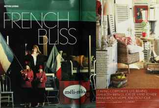 Better Homes & Gardens February 2003 Magazine Article: FRENCH BLISS