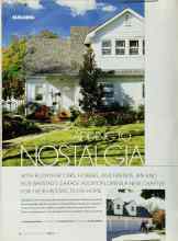 Better Homes & Gardens March 2003 Magazine Article: ADDING TO NOSTALGIA