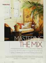Better Homes & Gardens March 2003 Magazine Article: MASTERING THE MIX