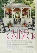 Better Homes & Gardens March 2003 Magazine Article: ALL HANDS ON DECK