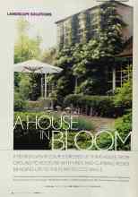Better Homes & Gardens March 2003 Magazine Article: A HOUSE IN BLOOM