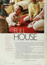 Better Homes & Gardens March 2003 Magazine Article: FULL HOUSE