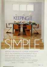 Better Homes & Gardens March 2003 Magazine Article: KEEPING IT SIMPLE