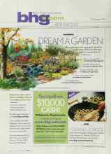 Better Homes & Gardens April 2003 Magazine Article: DREAM A GARDEN