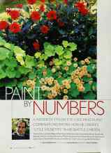 Better Homes & Gardens April 2003 Magazine Article: PAINT BY NUMBERS