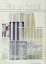 Better Homes & Gardens April 2003 Magazine Article: APRIL SHOWERS