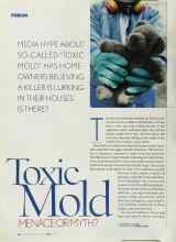 Better Homes & Gardens April 2003 Magazine Article: Toxic Mold MENACE OR MYTH?