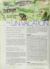 Better Homes & Gardens April 2003 Magazine Article: THE UN-VACATION
