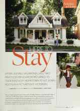 Better Homes & Gardens April 2003 Magazine Article: HERE TO Stay