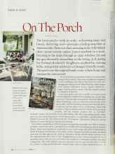 Better Homes & Gardens April 2003 Magazine Article: On The Porch
