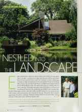 Better Homes & Gardens May 2003 Magazine Article: NESTLED INTO THE LANDSCAPE