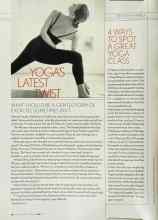 Better Homes & Gardens May 2003 Magazine Article: 4 WAYS TO SPOT A GREAT YOGA CLASS