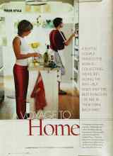 Better Homes & Gardens June 2003 Magazine Article: A VOYAGE TO Home