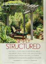 Better Homes & Gardens June 2003 Magazine Article: SIMPLY STRUCTURED