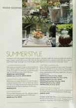 Better Homes & Gardens June 2003 Magazine Article: SUMMER STYLE