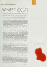 Better Homes & Gardens June 2003 Magazine Article: WHAT'S THE CUT?