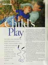 Better Homes & Gardens June 2003 Magazine Article: EASY AS Child's Play