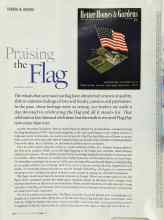 Better Homes & Gardens June 2003 Magazine Article: Praising the Flag