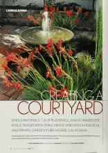 Better Homes & Gardens July 2003 Magazine Article: CREATING A COURTYARD