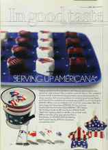 Better Homes & Gardens July 2003 Magazine Article: SERVING UP AMERICANA