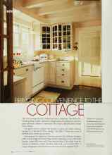 Better Homes & Gardens July 2003 Magazine Article: BRINGING CONVENIENCE TO THE COTTAGE